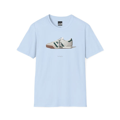 Spezial Iconic Celeb Shoe Unisex T-Shirt - Brit Pop & Rock Concert Tee, Gallaghers Iconic Celeb tennis shoe shirt, Oasis fan gift.