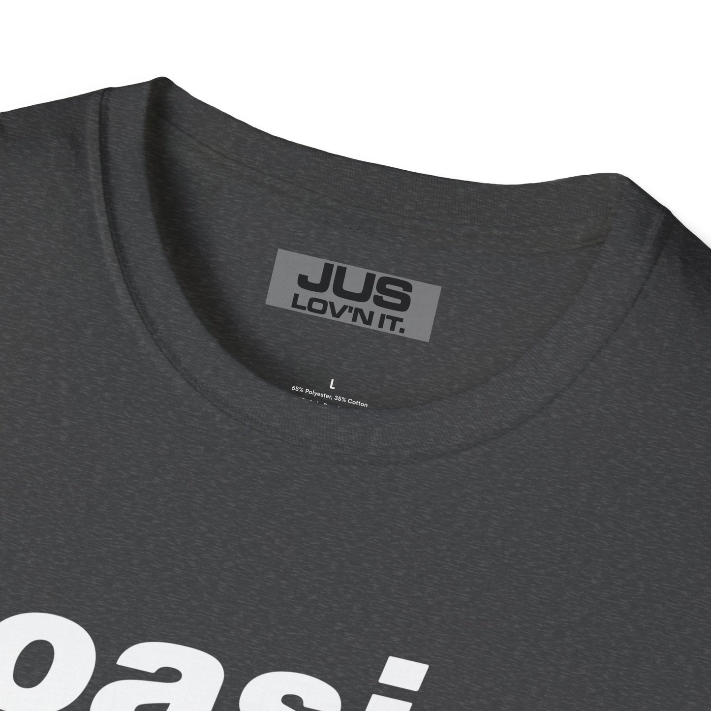 Oasis 2025 concert tee - Unisex Softstyle T-Shirt uniquely designed Oasis Gallagher white graphic, a brit pop rock gift.