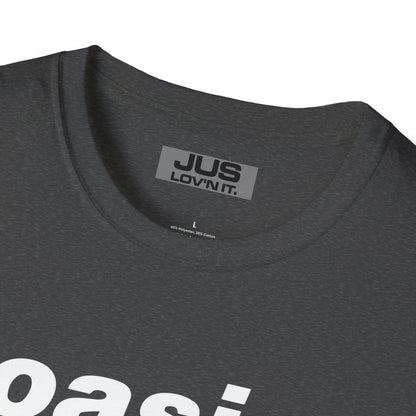 Oasis 2025 concert tee - Unisex Softstyle T-Shirt uniquely designed Oasis Gallagher white graphic, a brit pop rock gift.