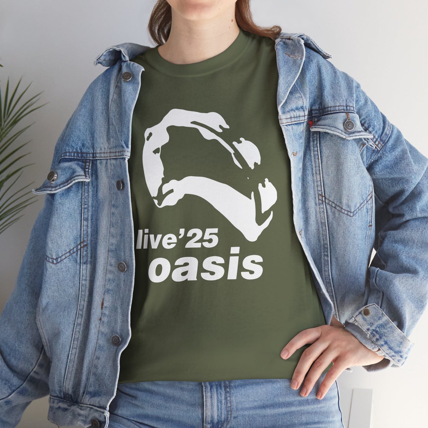 Oasis 25 Unisex T-Shirt - Gallagher's Iconic 90's Tambourine, Concert tee, Brit Pop & Rock, Fan Gift Shirt