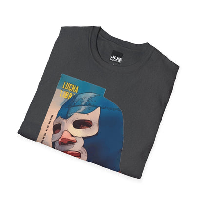 Blue Demon Luchador Vintage Graphic T-Shirt, Masked Mexican Wrestler tee, Lucha Libre Shirt, Casual Wear, Gift for Wrestling Fans