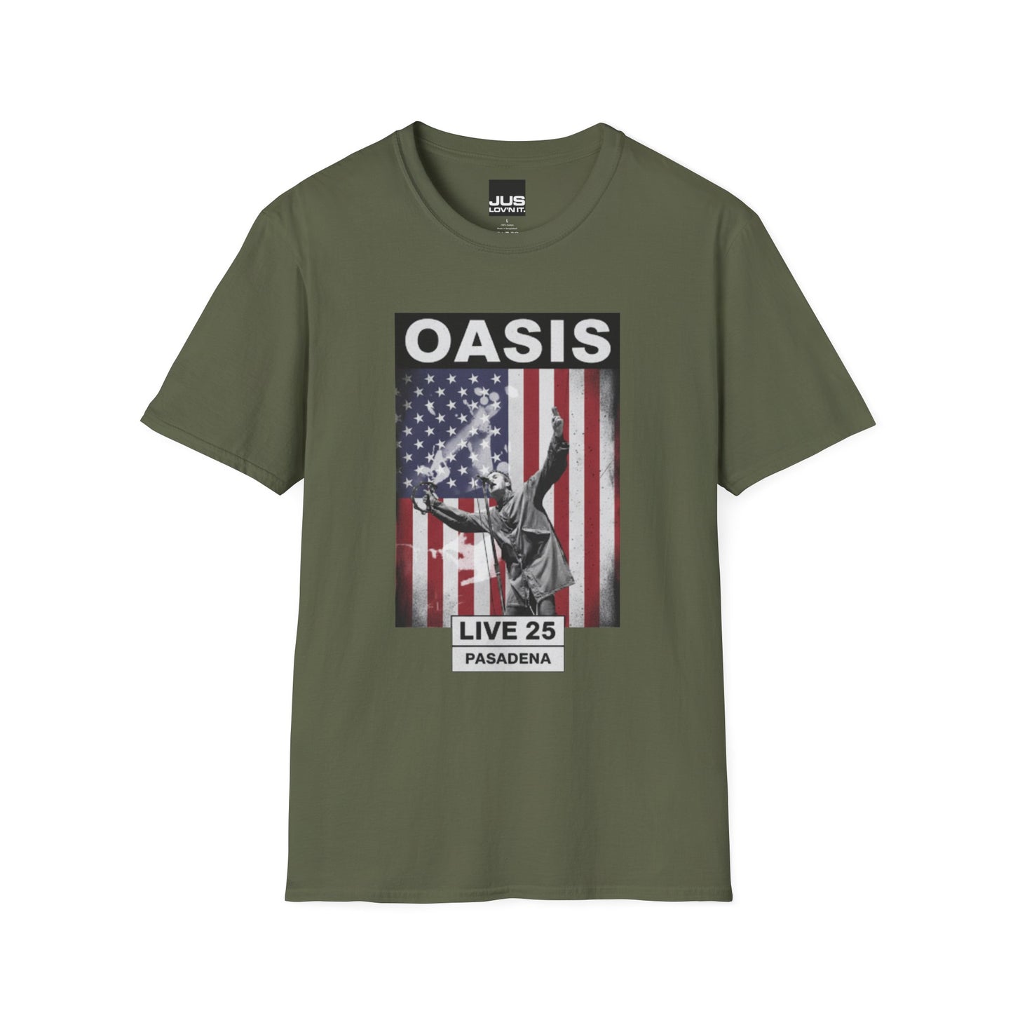 Oasis Live Concert Pasadena USA Unisex T-Shirt | Music Lover Gift | Rock Band Tee | Festival Shirt | Casual Wear | Vintage Style