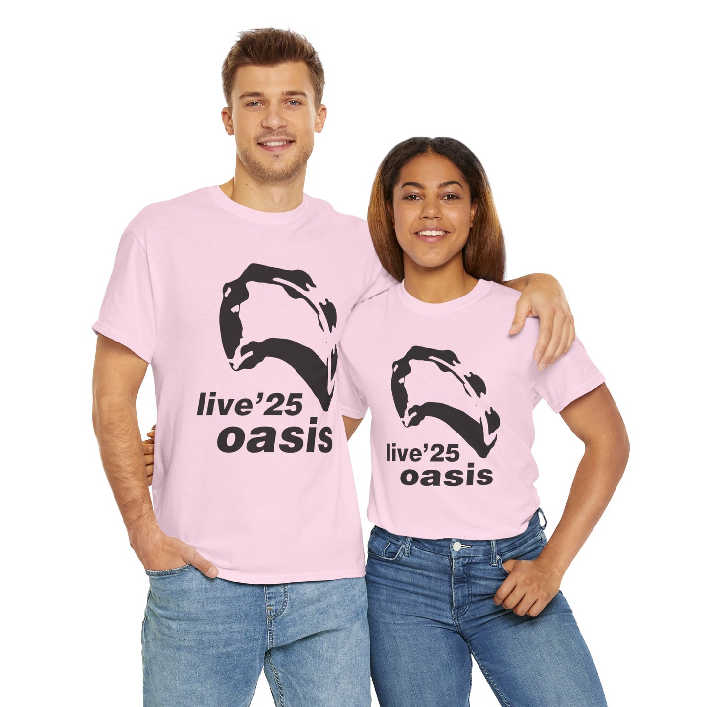 Oasis 25 Unisex T-Shirt - Gallagher's Iconic 90's Tambourine, Concert tee, Brit Pop & Rock, Fan Gift Shirt