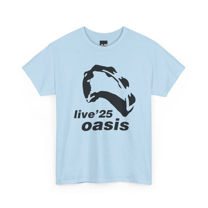 Oasis 25 Unisex T-Shirt - Gallagher's Iconic 90's Tambourine, Concert tee, Brit Pop & Rock, Fan Gift Shirt