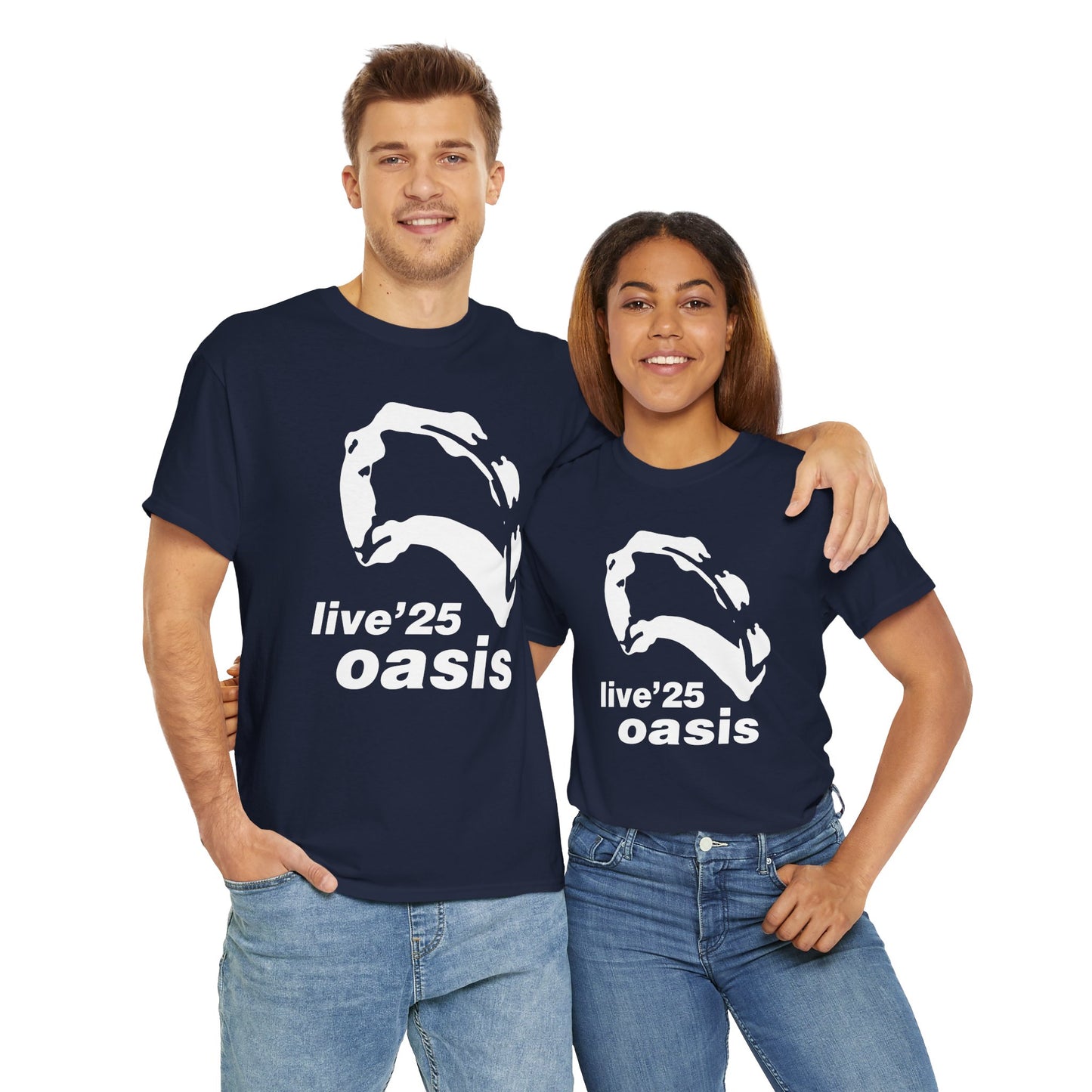 Oasis 25 Unisex T-Shirt - Gallagher's Iconic 90's Tambourine, Concert tee, Brit Pop & Rock, Fan Gift Shirt