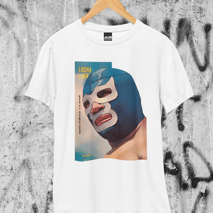 The Iconic Dark Rival Unisex Classic Tee - Blue Demon Mexican Wrestler Lucha Libre T-Shirt