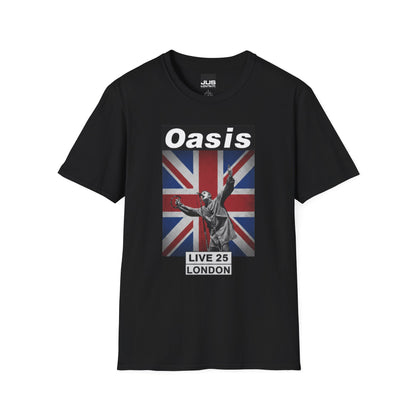 Oasis Live Concert London UK Unisex T-Shirt | Music Lover Gift | Rock Band Tee | Festival Shirt | Casual Wear | Vintage Style