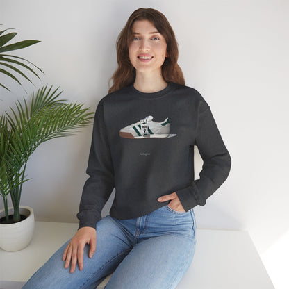 Brit Pop Festival Iconic Celeb Sweatshirt, Unisex Heavy Blend Crewneck Jumper, Gallagher's 90s Iconified Apparel, British Rock & Roll gift