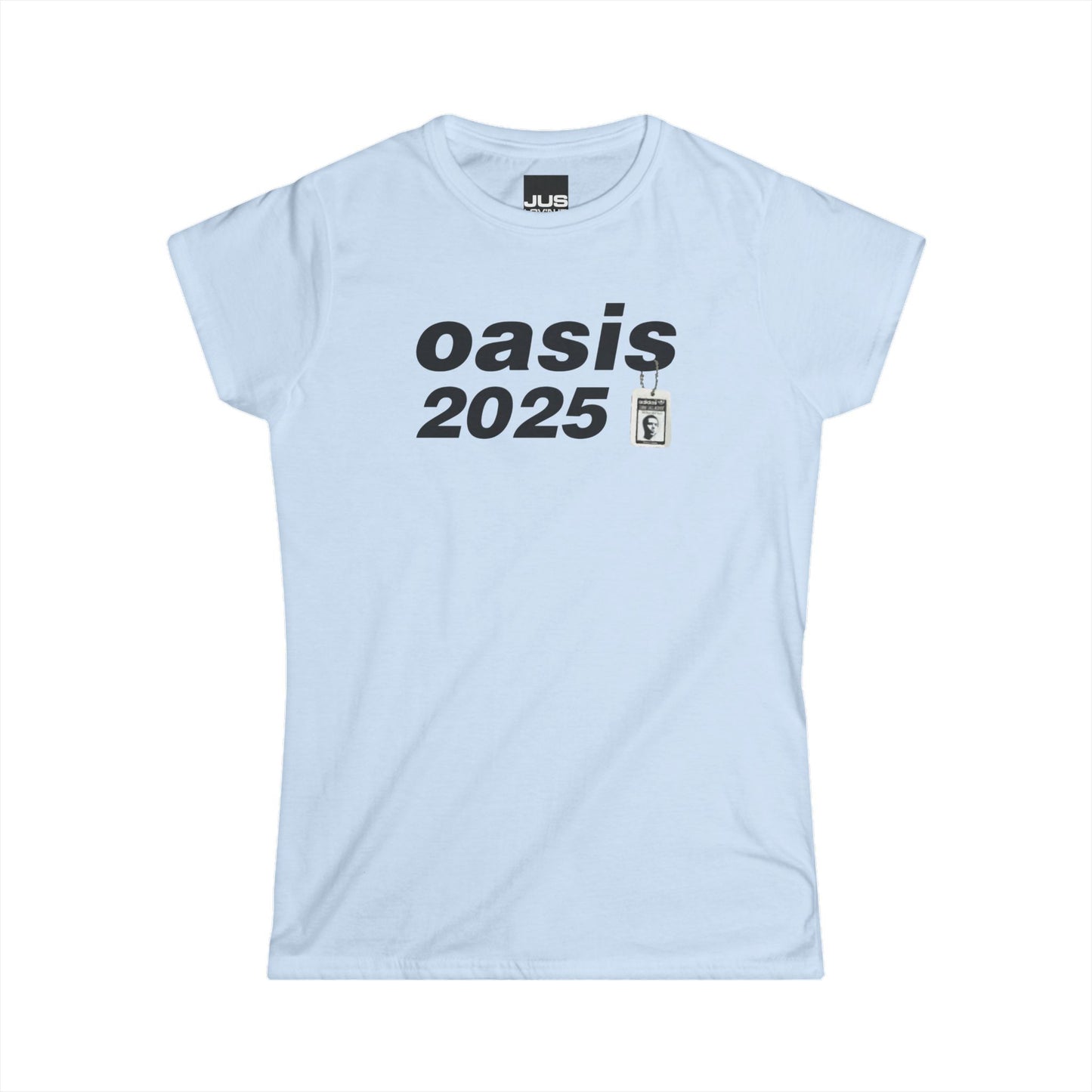 Brit Pop live 25 concert women’s softstyle t-shirt, Oasis 90s Iconified Apparel, British Rock & Roll gift
