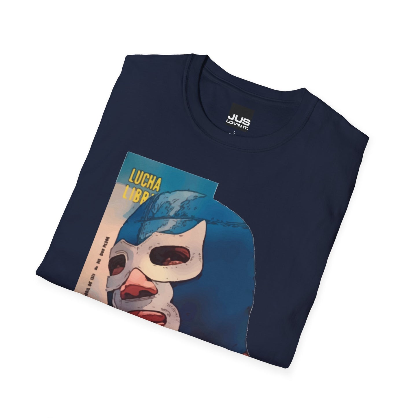 Blue Demon Luchador Vintage Graphic T-Shirt, Masked Mexican Wrestler tee, Lucha Libre Shirt, Casual Wear, Gift for Wrestling Fans
