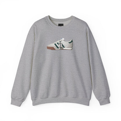 Brit Pop Festival Iconic Celeb Sweatshirt, Unisex Heavy Blend Crewneck Jumper, Gallagher's 90s Iconified Apparel, British Rock & Roll gift