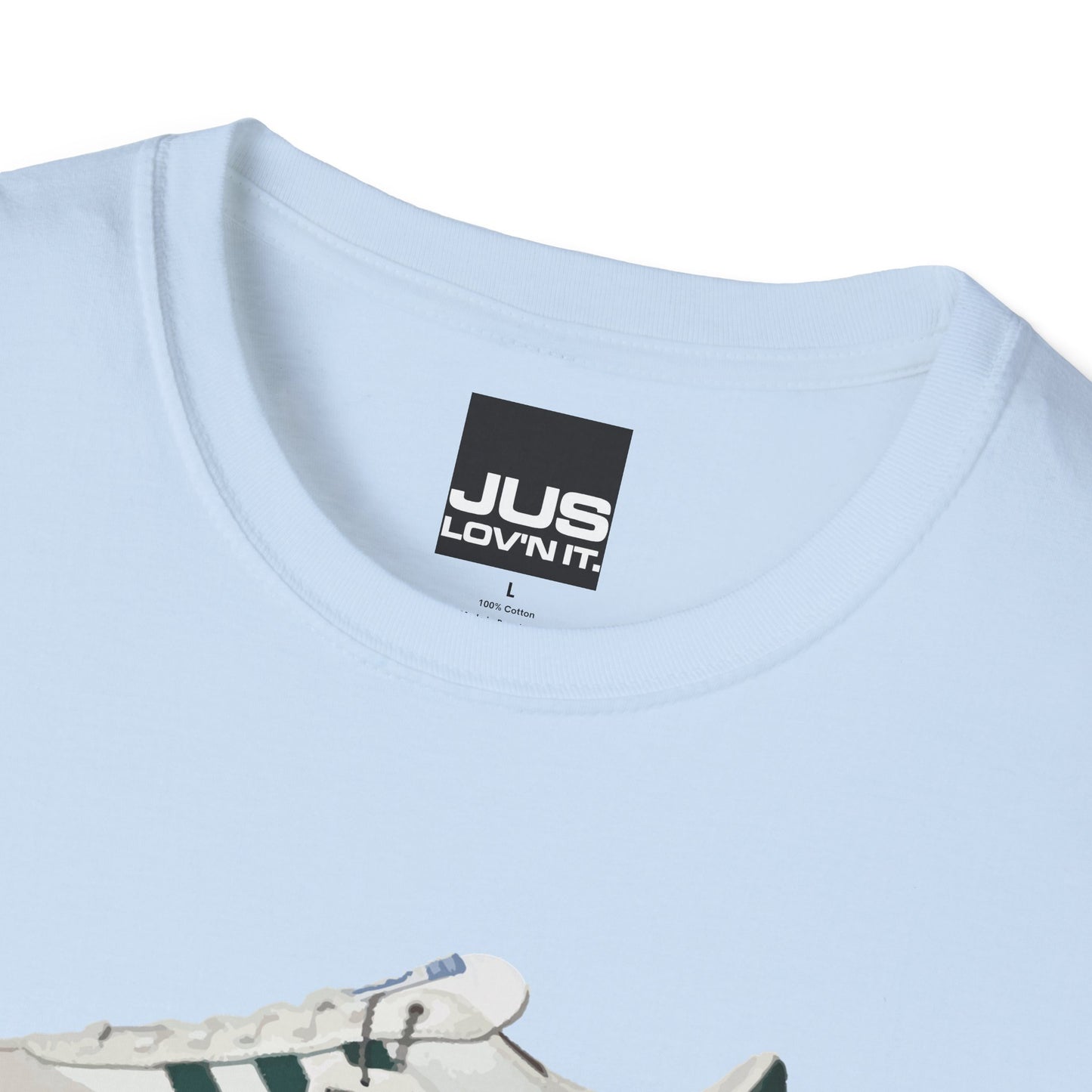Spezial Iconic Celeb Shoe Unisex T-Shirt - Brit Pop & Rock Concert Tee, Gallaghers Iconic Celeb tennis shoe shirt, Oasis fan gift.