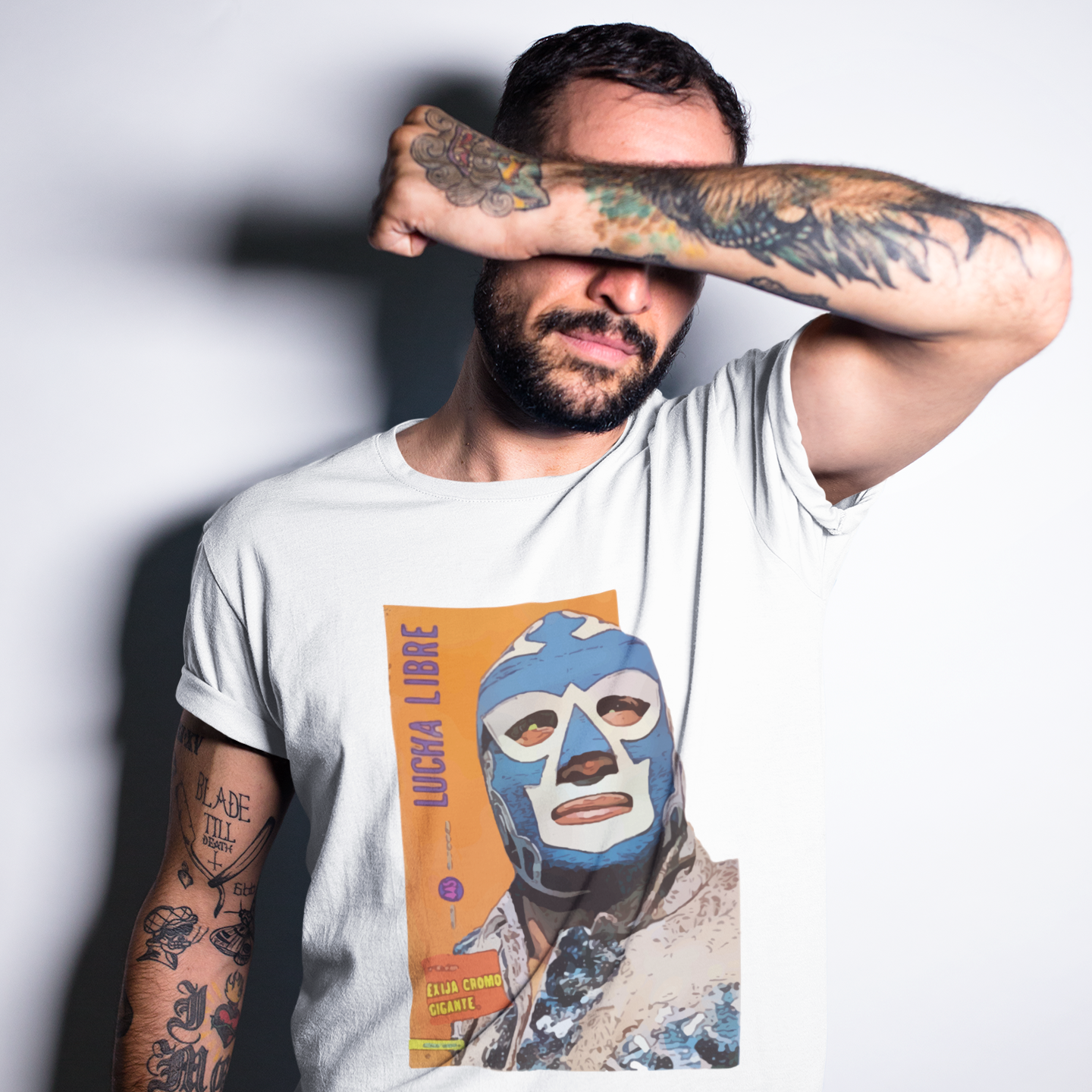 The Force of Nature Unisex Classic Tee - Hurricane Ramirez Mexican Wrestler Lucha Libre T-Shirt