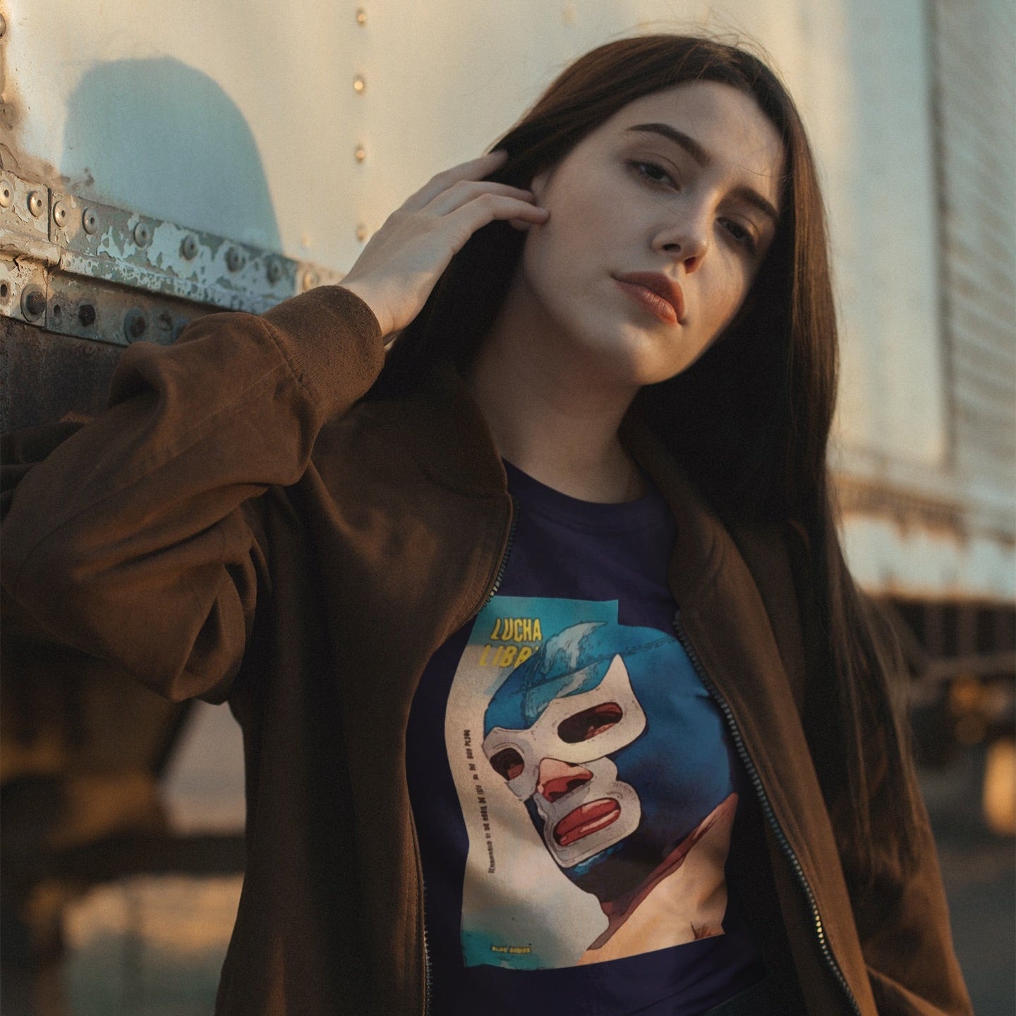 Blue Demon Luchador Vintage Graphic T-Shirt, Masked Mexican Wrestler tee, Lucha Libre Shirt, Casual Wear, Gift for Wrestling Fans
