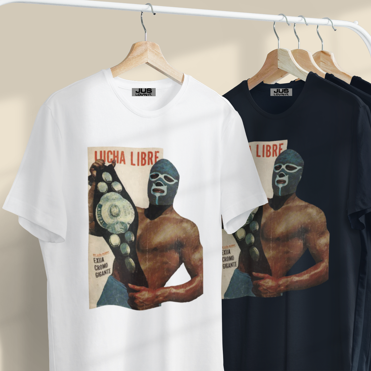 The Colossus El Gigante Unisex Classic Tee - Anibal Mexican Wrestler Lucha Libre T-Shirt