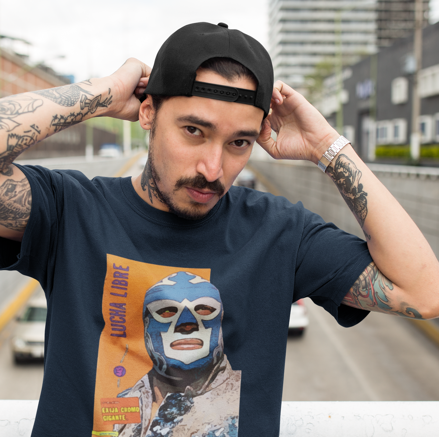 The Force of Nature Unisex Classic Tee - Hurricane Ramirez Mexican Wrestler Lucha Libre T-Shirt
